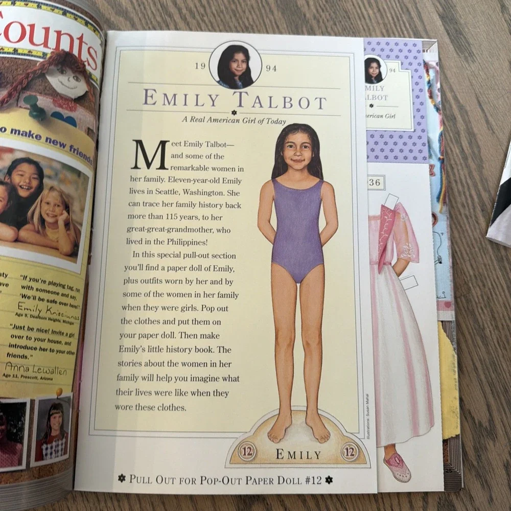 American Girl Magazine Collection, Vintage 1994-1996 Lot Of 7